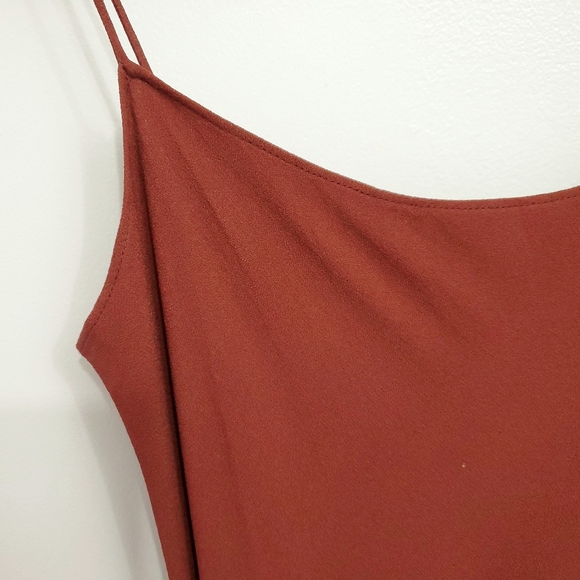 THEORY Telson Rosina Crepe Dress Burgundy - Picture 5 of 8